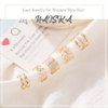 NAISKA 15PCS Hair Jewelry for Braids and Dreadlocks - Metal Braid Clips, Non-Piercing Ear Cuffs, Beard Accessories for Women and Men