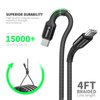 ExtremeCases for Unihertz Tank 3 Pro 2Pack 4FT USB C to C Fabric Charging Cable (C to C Cable)