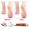 14Pack Pedicure Callus Shaver Set - Stainless Steel Foot File Callus Remover with 10pcs Blades and Wood Handle, Professional Heel Scraper Foot File for Feet Care and Dead Skin