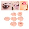 Soft Silicone Flexible Model Body Part Displays Set, Silicone Tongue Mouth Nose Eye Navel Ear Model for Piercing Practice and Jewelry Display Acupuncture Teaching Tool, Education (Light Skin Colour)