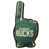 Pets First NBA Milwaukee Bucks #1 FAN TOY. Best SPORTS Dog Toy with Double Stitched Trim and Tough Nylon Material filled with Chewable Polyfill and INNER SQUEAKER