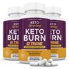 (3 Pack) Keto Advantage Keto Burn Extreme Pills 1675MG New & Improved Formula Contains Apple Cider Vinegar Extra Virgin Olive Oil Powder Green Tea Leaf 180 Capsules