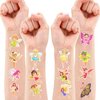 Woodland Fairy Tattoos Birthday Party Supplies Decorations Party Favors 96PCS Tattoos Stickers Cute Kids for Girls Boys Gifts Classroom School Prizes Themed Christmas