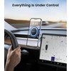 VICSEED Tesla Phone Mount【Strongest Magnet Power】MagSafe Car Mount for Tesla Model 3 Model Y, Foldable Hidden Tesla Phone Holder Fit for All Phone, Tesla Model Y Accessories Tesla Model 3 Accessories