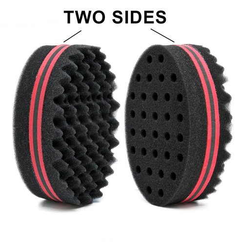 4 Pcs Varied Small Hair Twist Sponge Brush For Dreads Locking Twist Afro Curl Coil Wave Hair Care Tool (Blend)