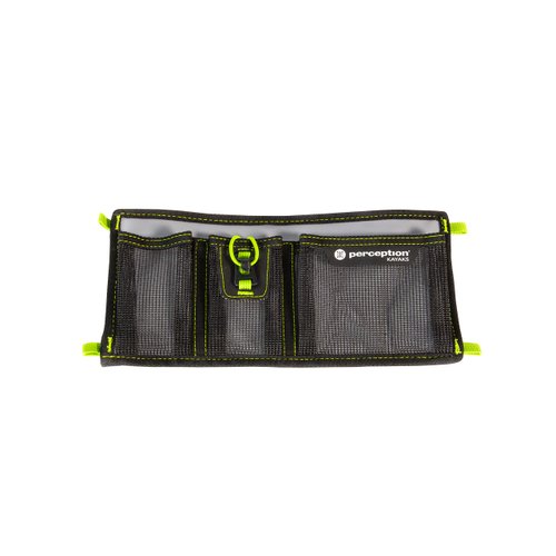 Perception Kayak Splash Three Pocket Organizer - for Kayaks, Grey, One Size