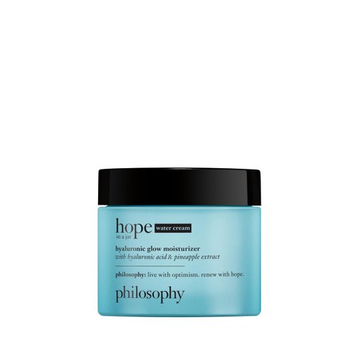 philosophy hope in a jar hyaluronic glow water cream face moisturizer - with hyaluronic acid &amp; pi...