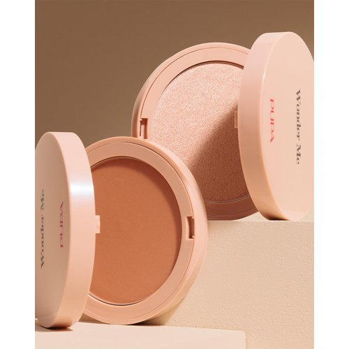 Pupa Milano Wonder Me Bronzer - Matte Bronzer Powder Reduces Pores and Imperfections - Sweat Resistant - Talc Free - 002 Medium Warm - 0.264 oz