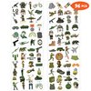 Camo Tempoary Tattoos for Kids, Army Birthday Party Favors Decorations 96PCS Tattoos Stickers Cute Party Supplies Girls Boys Gifts Classroom School Prizes Themed Christmas
