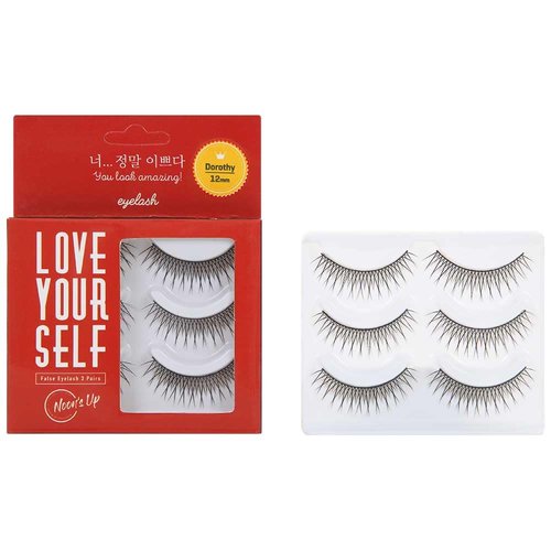 NOON'S UP Natural Looking False Eyelashes (Dorothy) - Eyelash Pack for Natural Looking Eyelashes | Customizable & Reusable Eyelashes | Eye-Defining Natural Lashes | Classy Lashes Natural Look (12mm)