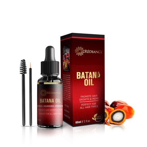 100% Pure Batana Oil for Hair Growth – Organic, Cold-Pressed, Nourishing Hair & Scalp Treatment from Honduras – Strengthens & Moisturizes – For Thicker, Healthier Hair – 2 fl oz