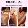 WALULAN Sponge Air Cushion Powder Puff High Gloss Glitter Powder, Facial Powder Blusher Brightening Pearl, Suitable for Hair, Clavicle, Face, Body Glitter Contour Patting Powder