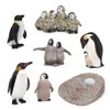 GAICOM Polar Penguin Figure Playsets 7PCS Penguin Model Toy Desktop Decoration Collection Party Favors Toys for Boys Girls Kids