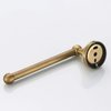 Flybath Toilet Paper Holder without Cover Antique Brass Bathroom Tissue Roll Bar Wall Mounted, 20 cm / 7.87 inches, Brushed Bronze