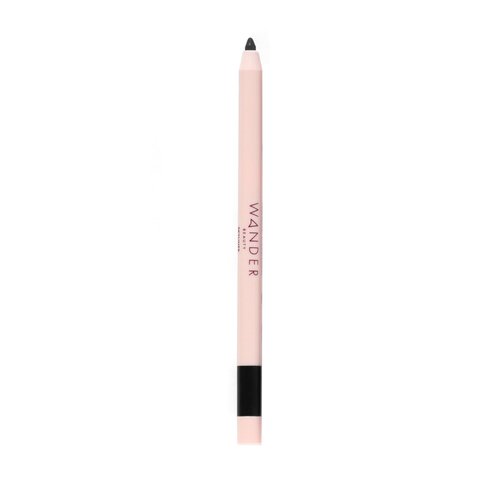 Wander Beauty Skyliner Automatic Gel Eyeliner (Jet Black) - Smudge-Proof Retractable Gel Liner - Precise Application With Built-In Eye Pencil Sharpener - Intense Pigment Gel Eyeliner - 0.01 fl oz