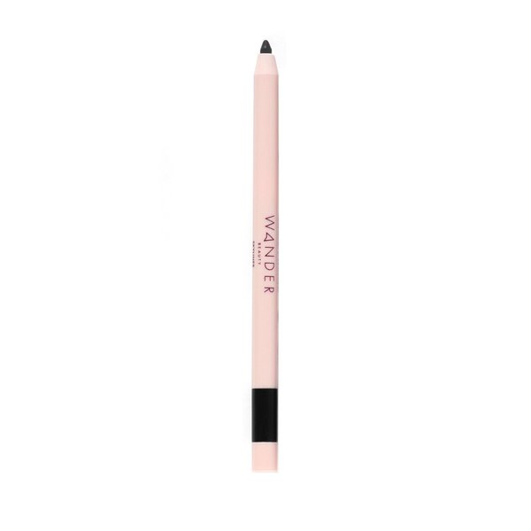 Wander Beauty Skyliner Automatic Gel Eyeliner (Jet Black) - Smudge-Proof Retractable Gel Liner - Precise Application With Built-In Eye Pencil Sharpener - Intense Pigment Gel Eyeliner - 0.01 fl oz