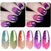 Vishine Color Changing Gel Nail Polish Set Mood Nail Gel Polish Temperature Color Changing UV LED Varnish Chameleon Gel Nail Art 8ml (Set002)