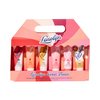 Lanolips Sweet Treats 101 Ointment Lip Balm Minis Gift Set - Strawberry, Coconutter, Watermelon, Raspberry Shortcake, Peach & Glazed Donut - Limited Edition Lanolin Skin Care Set (6 Pieces)