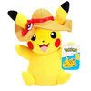Pokemon 8" Pikachu Plush with Hat Accessory - Officially Licensed Limited Edition - Quality Soft Stuffed Animal Toy Figure - Christmas Stocking Stuffer Gift for Kids, Boys, Girls - 2+