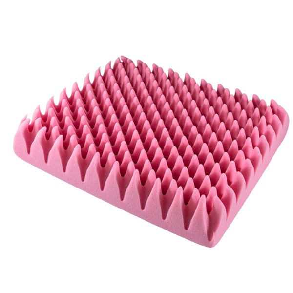 Vakly Convoluted Foam Egg Crate Seat Cushion 4 Inch Thick Pillow [18''x16''x4''] for Added Padding and Comfort on a Wheelchair or Office Chair (18x16x4)