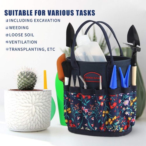 13 Pieces Succulent Tools Kit with Organizer Bag,Gardening Tool Set with Tote,Mini Succulent Garden Tool Kit Succulent Bonsai Planter Set Indoor Gardening,Miniature Indoor Fairy Planting Care