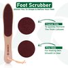 Argren Wooden Pedicure Foot File Tool Foot Scrubber Dead Skin Remover for Feet Callus Remover for Deep Clean Foot Callus Remover for Feet Care