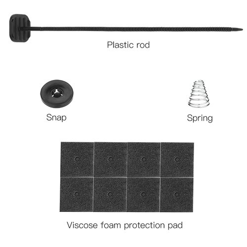 Fan Mounting Kit, Mellbree 2-Pack Electric Radiator Fan Mounting Kit Compatible for Electric Cooling Fan and Transmission Cooler