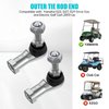 10L0L Golf Cart Outer Tie Rod End Ball Joint Kit, for Yamaha G22, G27, G29 Drive Gas and Electric Golf Cart 2003-Up, Replace OEM# JU0-F3841-00, JU0-23841-00