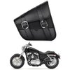 KEMIMOTO Motorcycle Swingarm Bag Left Side Tool Bag Swing Arm Bags for Sportster Street Rebel 300 500 Synthetic Leather