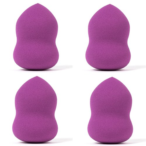 Beauty Junkees Makeup Sponge Blender – Purple Pear Foundation Makeup Blender Sponge, Liquid Cream Powder Blending Sponges, Make Up Applicator, Cosmetic Blenders, Wet Dry Beauty Sponge, Latex Free