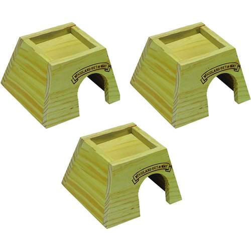 Super Pet Woodland Get-A-Way Small Mouse House (3 Pack)