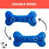 Huxley & Kent for Dogs | Joy Vey Bone | Hanukkah Dog Toy with Squeaker | Funny Dog Toy Gift | Fun, Durable, and Safe | H&K Squeaky Dog
