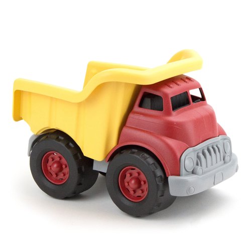 Green Toys Dump Truck - FC2, Red/Yellow