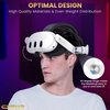 CYBVR Elite Head Strap for the Meta Quest 3, Quest 3 Comfort Headstrap Built with Memory Foam, Battery Pack Compatible(Sold Separately), Meta Quest 3 Accessories for Comfort, 60° Hinge and Adjustable
