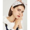 Jaciya Bow Headbands for Women Non Slip Fashion Knotted Headbands with Bow Girls Bunny Ears Bandana Headband Hair Accessories Diademas Para Mujer De Moda