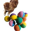 GINFH Cat Foam Ball Cat Sponge Ball Toy Cat Soccer Ball Toy (Two Color pet Ball)