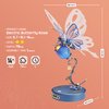 RoWood 3D Puzzles for Adults,Mechanical Butterfly Puzzle for Adults,Species Model Kit,Electric Building Toy Kit,DIY Creative Craft Gifts for Adults,Unique Office&Home Decor (Blue)