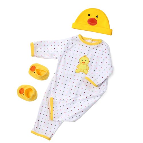 COSYOVE Reborn Baby Dolls Clothes Yellow Duck Outfit Accessories fit 20-22 Inch Reborn Doll Newborn Girl&Boy