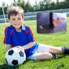 zxbaers Soccer Card Binder, 4 Pocket Trading Card Binder, Collectible Trading Card Albums Fits 400 Soccer Cards with 50 Removable Sleeves