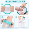 2024 Upgraded Waterproof Arm Cast Cover for Shower Adult Arm, Reusable Cast Shower Cover Arm, Cast Bag Cast Protector for Shower Arm, Broken Arm Shower Bag, Watertight Seal to Keep Cast and Bandage Dry