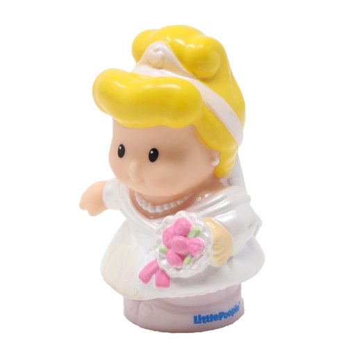 Little People Replacement Part for Fisher-Price Princess Wedding Castle Dollhouse Playset X6031 - Replacement Bride Cinderella Figure - Talking Castle Base