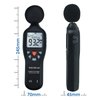 Decibel Meter, Sound Level Meter,Portable Noise monitor with 30dB~130dBA Measuring Range, LCD Backlight Display, Compact Tripod Mount, Noise Measurement Professional Instrument