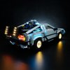 Kyglaring LED Lighting Kit Designed for Lego Creator Expert Back to The Future Time Machine 10300 Model Building Kit - Without Lego Set (Standard Version)