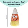 Huxley & Kent for Dogs | Kookie Korn | Halloween Power Plush Dog Toy with Squeaker | Funny Dog Toy Gift | Fun, Durable, and Safe | H&K Squeaky Dog Toys