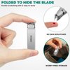 DRMODE Nail Clippers for Men, Ultra Sharp Stainless Steel Toenail Clippers, Mens Stocking Stuffers 2024 Foldable Fingernail Clippers with Catcher German Nail Clippers Nail Cutter with Nail Files