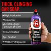 Adam's Polishes Ultra Foam Shampoo 16oz - Our Most Sudsy Car Shampoo Formula Ever - pH Neutral Formula for Safe, Spot Free Cleaning - Ultra Slick Formula, Wont Scratch or Leave Water Spots