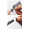 90Pcs 8-18mm Available Grafted Thickness 0.07mm Wide Stem Individual False Eyelashes Dramatic Look Cluster Volume Eye Lashes Extensions (8mm)