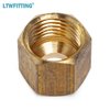 LTWFITTING 1/4-Inch Brass Compression Nut,Brass Compression Fitting(Pack of 25)