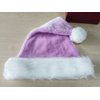 Ankelesz Santa Hat, Xmas Hat for Adults, Touch Soft Velvet Thickened Santa Hats for Christmas New Year Party Supplies (Purple)