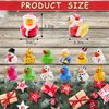 24 PCS Christmas Rubber Ducks，Baby Bath Toys Assorted Duckies，Christmas Party Favor for Kids ,Christmas Style Design Ducks Toys for Christmas Stocking Stuffers,Baby Showers,Birthday Gifts(Christmas)